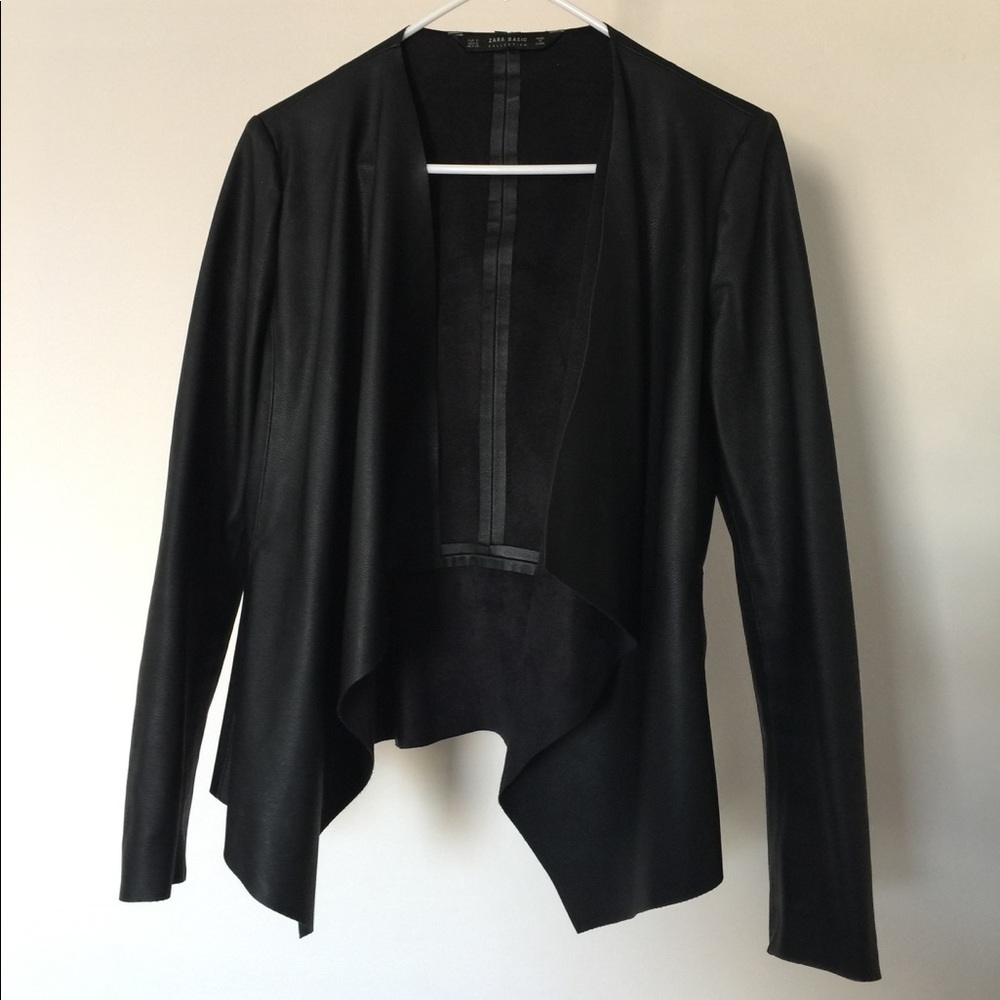 Zara Faux leather jacket